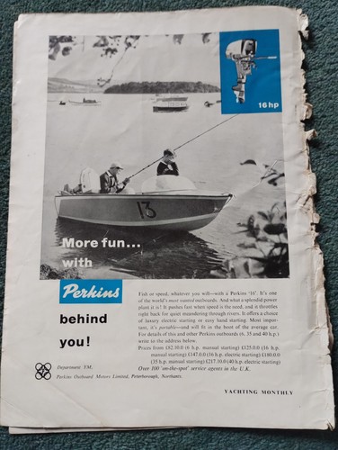 Sk197 ephemera 1961 advert - 1961,
