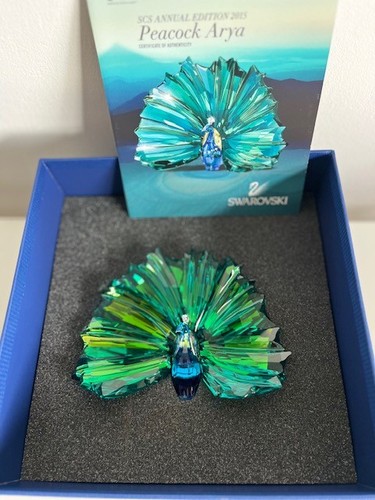 Swarovski crystal peacock arya - swarovski,