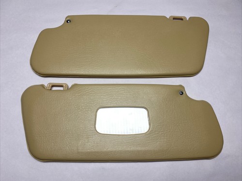 Pair cream sun visors - sun, for