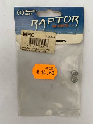 Raptor bearings 4x8x3mm - raptor,
