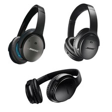 Bose QuietComfort QC35 i QC25 Bluetooth Wireless Over-Ear Headphones - Black UK