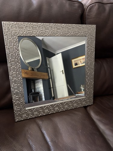 Silver mosaic mirror - mirror, x