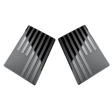2Pcs 3D Car Truck Metal USA Flag Sticker American Decal Body Emblem Accessories