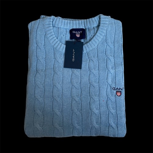 Gant men blue cable - gant, knit