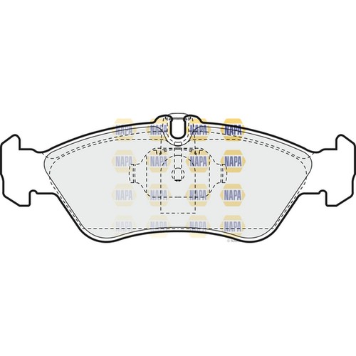 Brake pads set - brake, for
