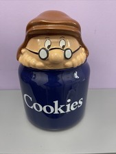Vintage Lyons Tetley Tea Folk Cookies Biscuit Jar Wade England Collectable
