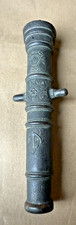1 x  VINTAGE ANTIQUE 7 inch  CAST BRASS CANNON BARREL ONLY ** LOOK LOW START **