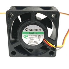 SUNON KDE1204PKV2 DC 12V 0.6W 4020 Maglev 3 Wire Silent Cooling Fan 40x40x20mm