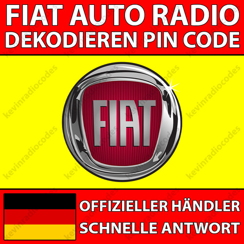 Fiat radio decoding pin - radio,