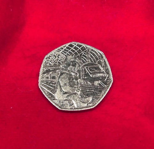 2018 paddington bear 50p coin - 2018,