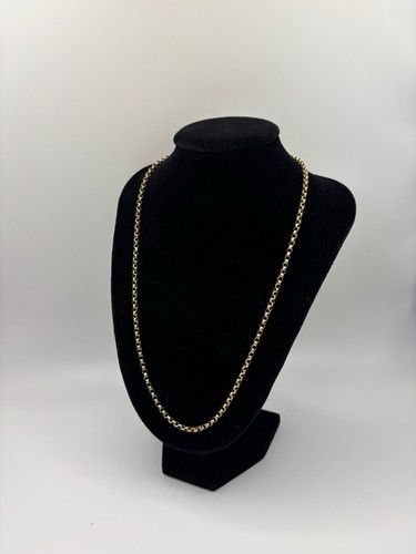 9ct gold belcher chain - belcher,