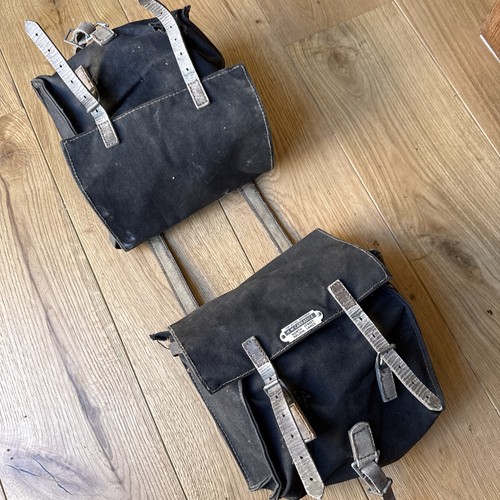 Pair vintage carradice - pair,