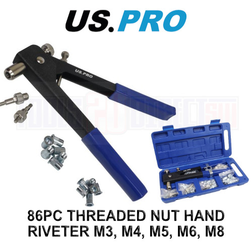 Pro tools 86pc threaded nut - 86pc,