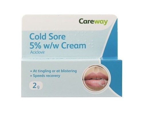 Careway cold sore cream - cream, 2g