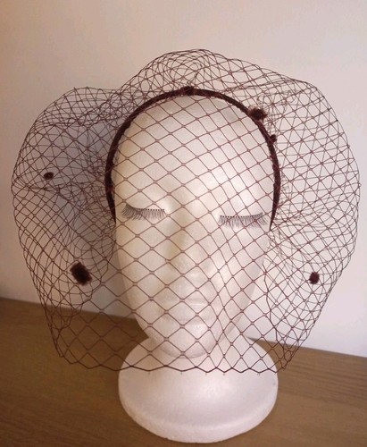Vintage birdcage veil headband - birdcage,