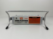 LITTLE GIANT LADDER SYSTEMS* ALUMINUM WORK PLATFORM* MODEL NO. 10104* 375 lb CAP