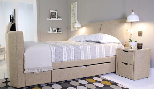 Naos double bed in - naos, tv