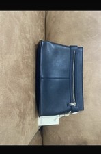 Linea Handheld Black Bag Faux