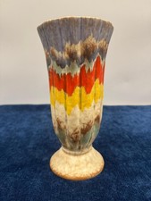Hand Painted Ditmar Urbach Ebeling Reuss Art Deco Vase