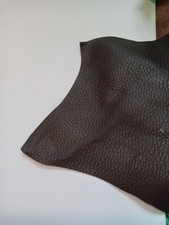 Full leather hide dark brown