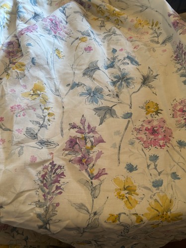 Pair lined curtains - a,