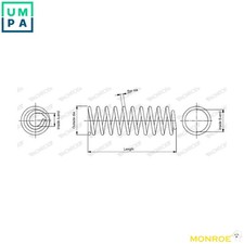 SUSPENSION SPRING SP3899 FOR