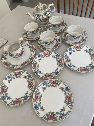 Floradora tea set - floradora,