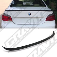 GLOSS BLACK M SPORT STYLE REAR SPOILER BOOT LIP WING FOR BMW 5 SERIES E60 03-10