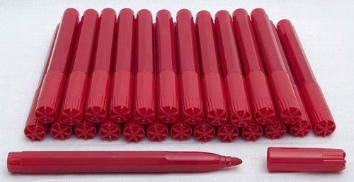 Pack 25x red bingo - red,