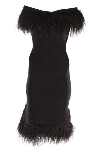 Herve leger black - leger, midi
