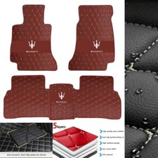 For Maserati Ghibli Gran Turismo Levante Quattroporte Waterproof Car Floor Mats