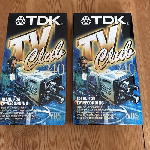 Vhs blank tapes tdk - blank, 240