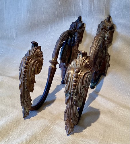 Pair antique french gilt - a,