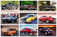 CLASSIC MUSCLE CARS POSTER