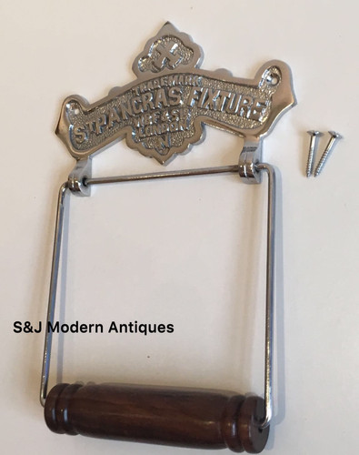 Vintage toilet roll holder - toilet,