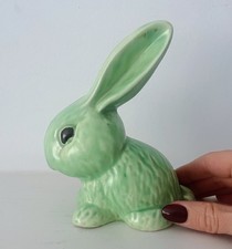 Sylvac Green Snub Nose Bunny