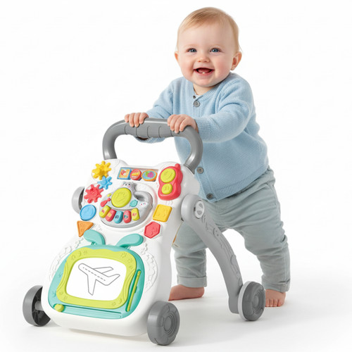 Push along baby walker with - walker,
