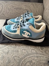 Chanel Turquoise Suede CC