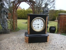 Nice Antique Slate Timepiece