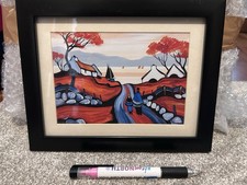 JP Rooney , Print ( Not Original ) “early Morning” Mounted And Framed .