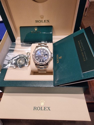 Rolex yacht master blue dial - rolex, yacht-master