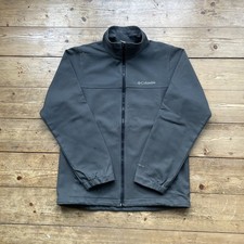 Columbia Omni-Shield grey full zip fleece lined jacket quilted workwear 