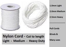 Roman Blind Cord - 1mm, 2mm or