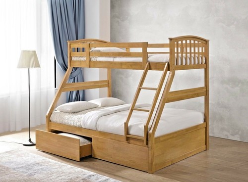 Trio triple oak - finish, wooden