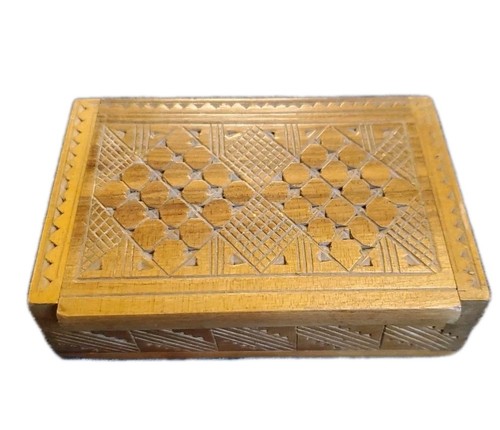 Vintage hand carved - carved, wooden