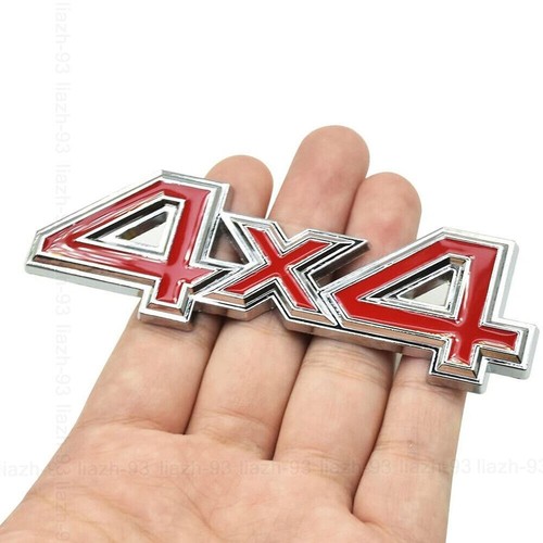 4x4 metal chrome logo car - 4x4,