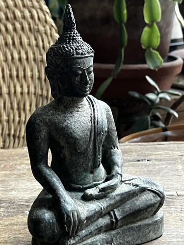 Bronze seated meditation - ,