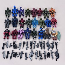 24pcs Halo Mega Bloks Construx UNSC Spartan Marine Grunt Elite Figure w/ Weapon