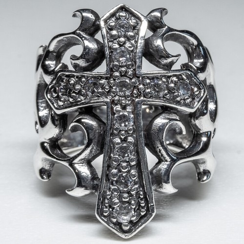 Gothic cross 925 - cross, ring