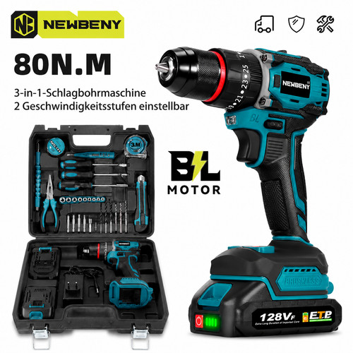 Battery cordless drill combi - 2,